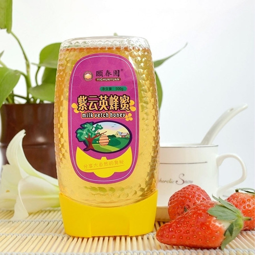 供应颐春园 500g天然正宗紫云英蜂蜜 无添加批发零售 可供商超市