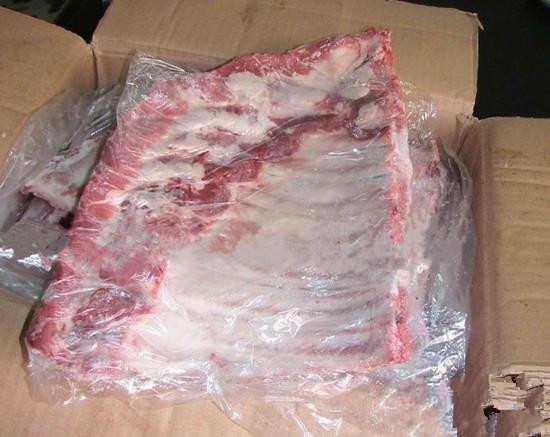 供应加拿大513厂猪肋排