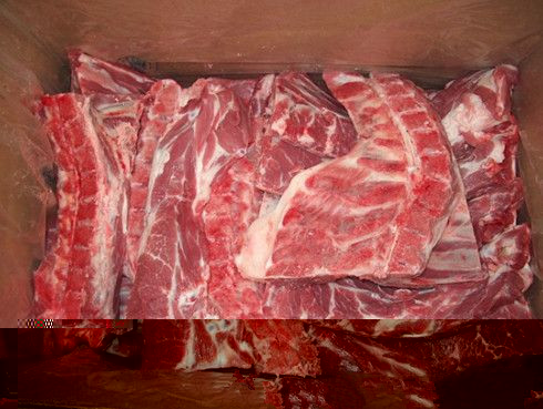 供应加拿大394厂猪脊骨