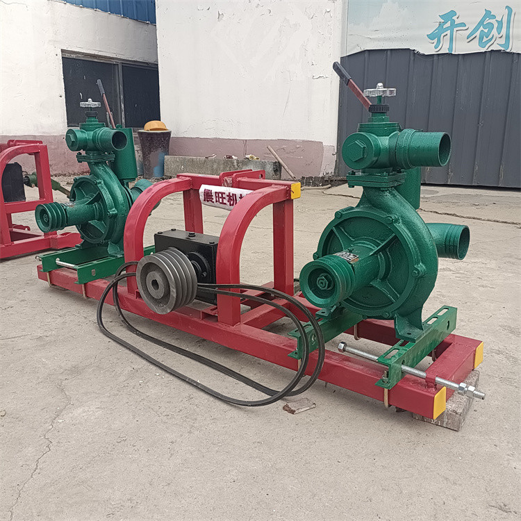 拖拉机款双水泵抽水机果园菜地滴灌吊喷微喷喷灌机高压喷水泵