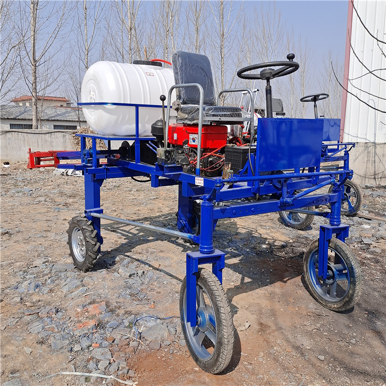 新款乘坐式三轮四轮打药机玉米小麦高架宽幅折叠打药机