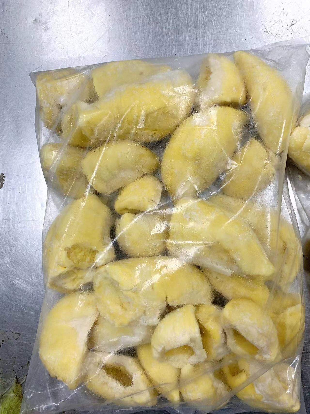 泰国批发进口金枕头无核去籽冷冻新鲜榴莲果肉3公斤包装